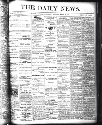 Kingston News (1868), 29 Mar 1871