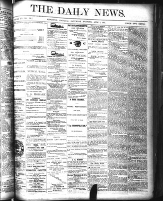 Kingston News (1868), 1 Apr 1871