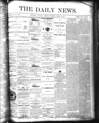 Kingston News (1868), 28 Apr 1871