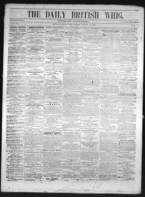 Daily British Whig (1850), 13 Jan 1852