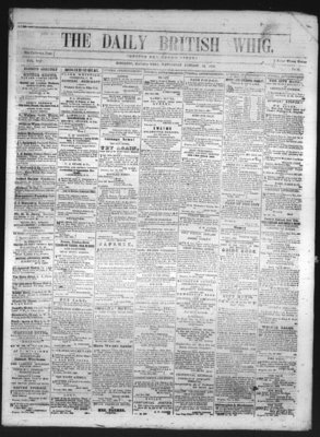 Daily British Whig (1850), 14 Jan 1852