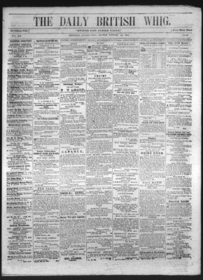 Daily British Whig (1850), 19 Jan 1852