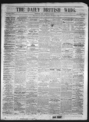 Daily British Whig (1850), 26 Jan 1852