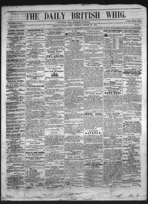 Daily British Whig (1850), 27 Jan 1852