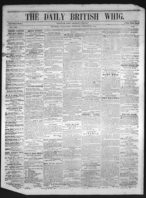 Daily British Whig (1850), 12 Feb 1852