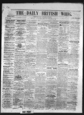 Daily British Whig (1850), 19 Feb 1852