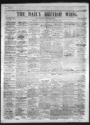 Daily British Whig (1850), 25 Feb 1852