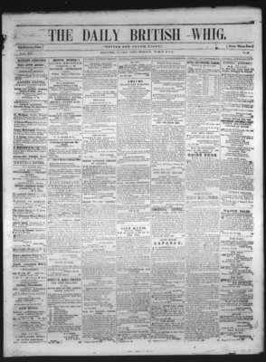 Daily British Whig (1850), 8 Mar 1852