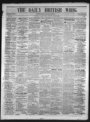 Daily British Whig (1850), 9 Mar 1852