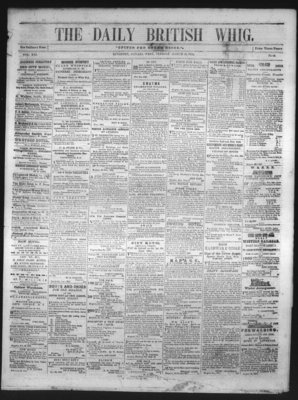 Daily British Whig (1850), 16 Mar 1852