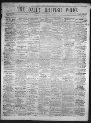 Daily British Whig (1850), 20 Mar 1852