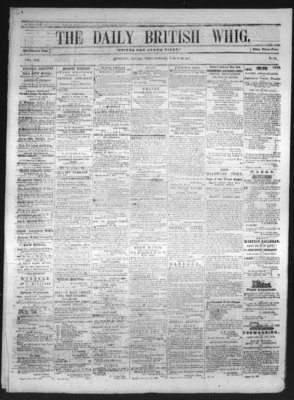 Daily British Whig (1850), 29 Mar 1852