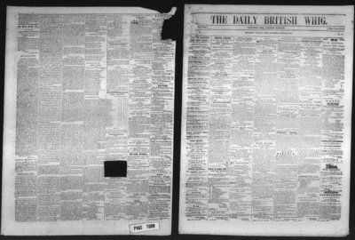 Daily British Whig (1850), 30 Mar 1852