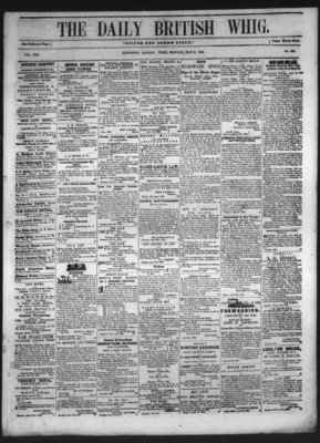 Daily British Whig (1850), 3 May 1852