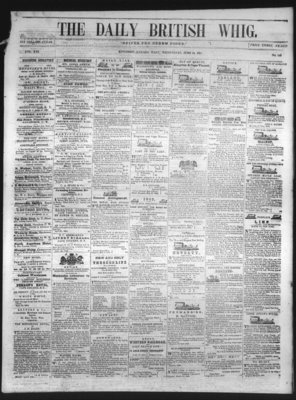 Daily British Whig (1850), 16 Jun 1852