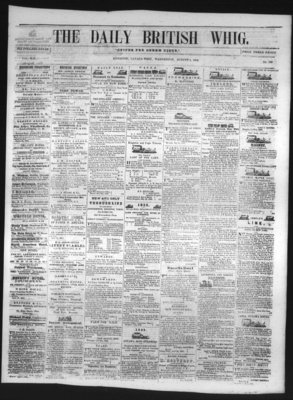 Daily British Whig (1850), 4 Aug 1852