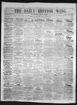 Daily British Whig (1850), 6 Aug 1852