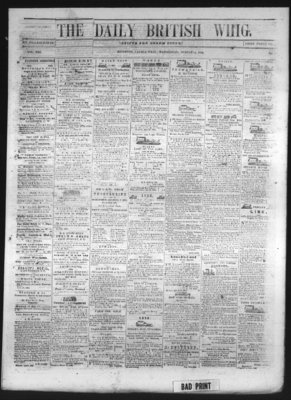 Daily British Whig (1850), 11 Aug 1852