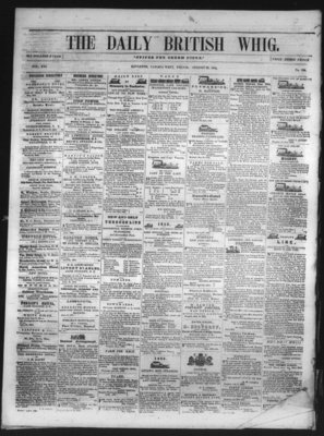 Daily British Whig (1850), 20 Aug 1852