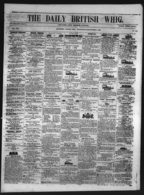 Daily British Whig (1850), 8 Sep 1852