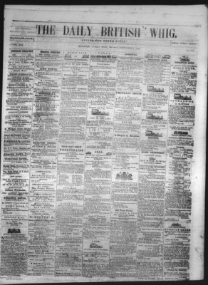 Daily British Whig (1850), 13 Sep 1852