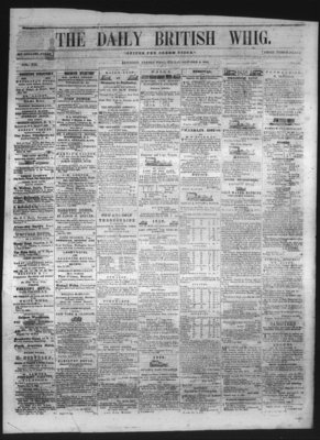 Daily British Whig (1850), 8 Oct 1852