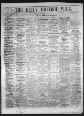 Daily British Whig (1850), 9 Oct 1852