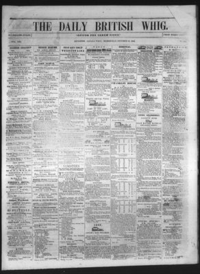 Daily British Whig (1850), 13 Oct 1852