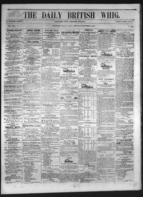 Daily British Whig (1850), 14 Oct 1852