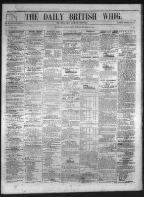 Daily British Whig (1850), 15 Oct 1852