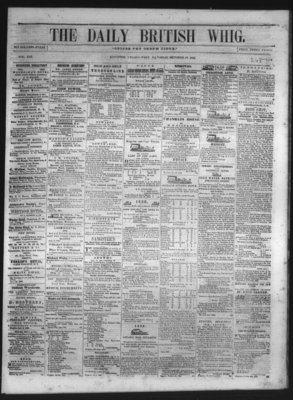 Daily British Whig (1850), 16 Oct 1852