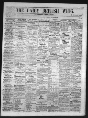 Daily British Whig (1850), 26 Oct 1852