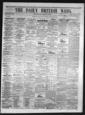 Daily British Whig (1850), 28 Oct 1852