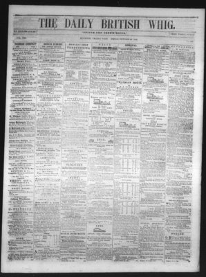 Daily British Whig (1850), 29 Oct 1852