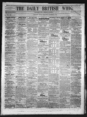 Daily British Whig (1850), 5 Nov 1852