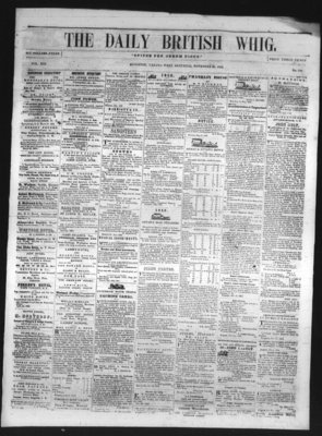 Daily British Whig (1850), 20 Nov 1852