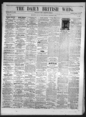 Daily British Whig (1850), 16 Dec 1852