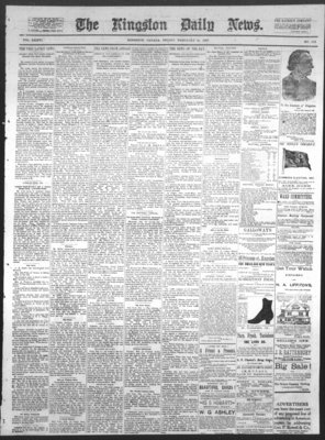 Kingston News (1868), 11 Feb 1887