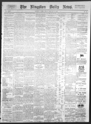 Kingston News (1868), 25 Feb 1887