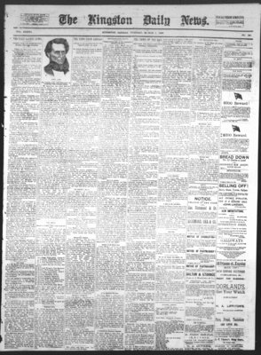 Kingston News (1868), 1 Mar 1887