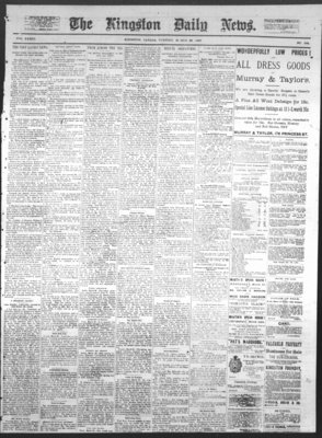 Kingston News (1868), 22 Mar 1887