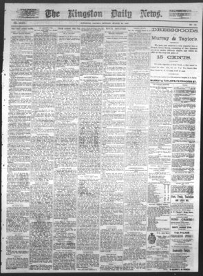 Kingston News (1868), 28 Mar 1887