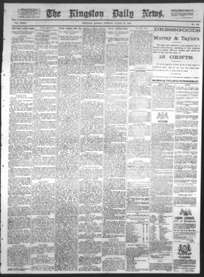 Kingston News (1868), 29 Mar 1887