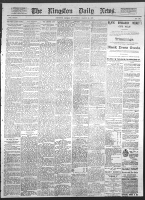 Kingston News (1868), 30 Mar 1887