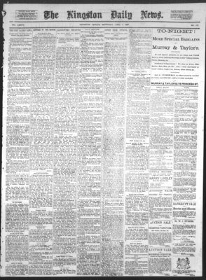 Kingston News (1868), 9 Apr 1887