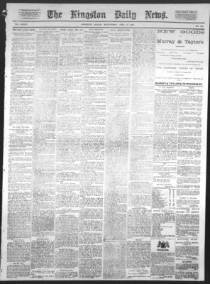 Kingston News (1868), 13 Apr 1887