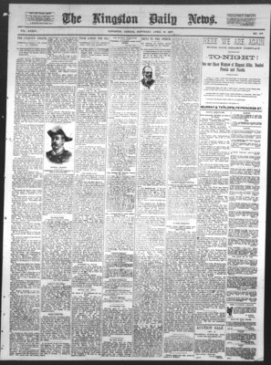 Kingston News (1868), 16 Apr 1887