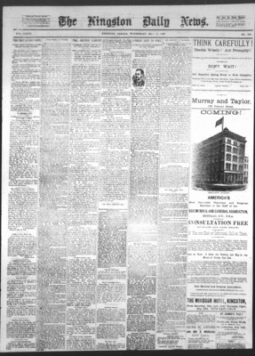 Kingston News (1868), 11 May 1887