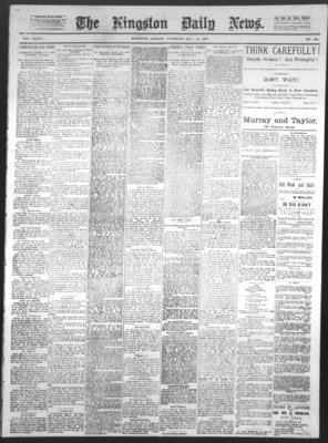 Kingston News (1868), 12 May 1887