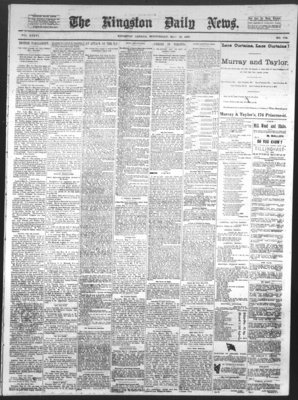 Kingston News (1868), 18 May 1887